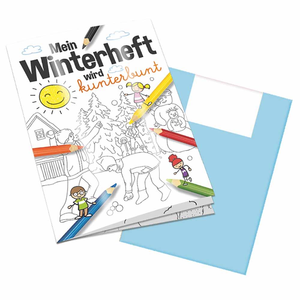 Malbuch / Mal-Set A6 - Winter - Malbuch neutral