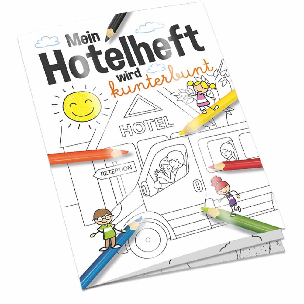 Malbuch / Mal-Set A6 - Hotel - Malbuch neutral