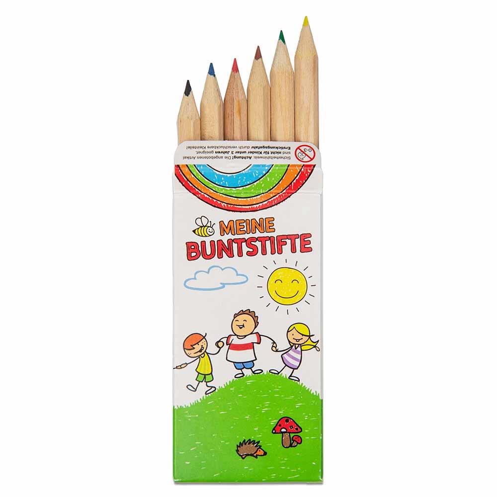Buntstiftbox - Standard mit 1-c Logoeindruck
