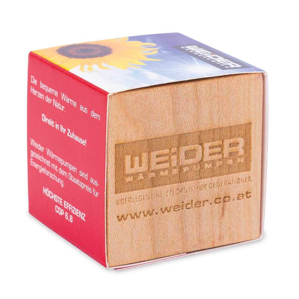 Pflanz-Holz mit Samen - Ostern - Gewürzpaprika