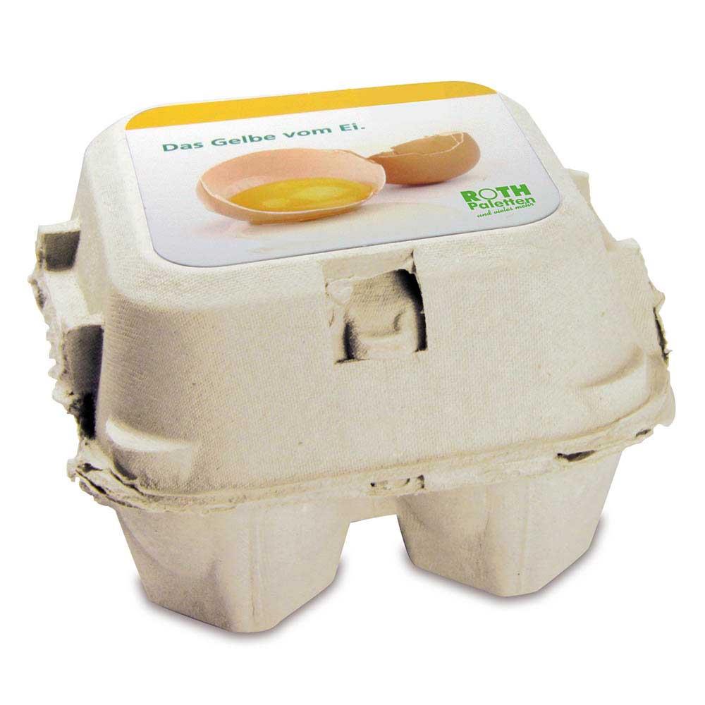 Das Gelbe vom Ei - mit Tontöpfchen und Eierkerze