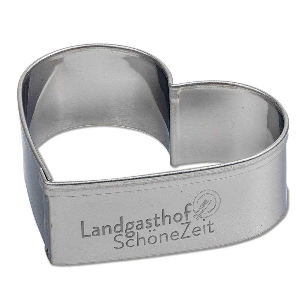 Backförmchen Single-Pack - Ostern - Herz 4/0-c, Lasergravur