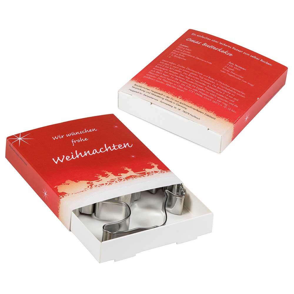Backförmchen Premium-Box - Herz + Maus