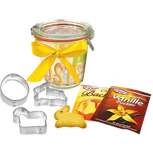 Oster-Backförmchen im Weck-Glas