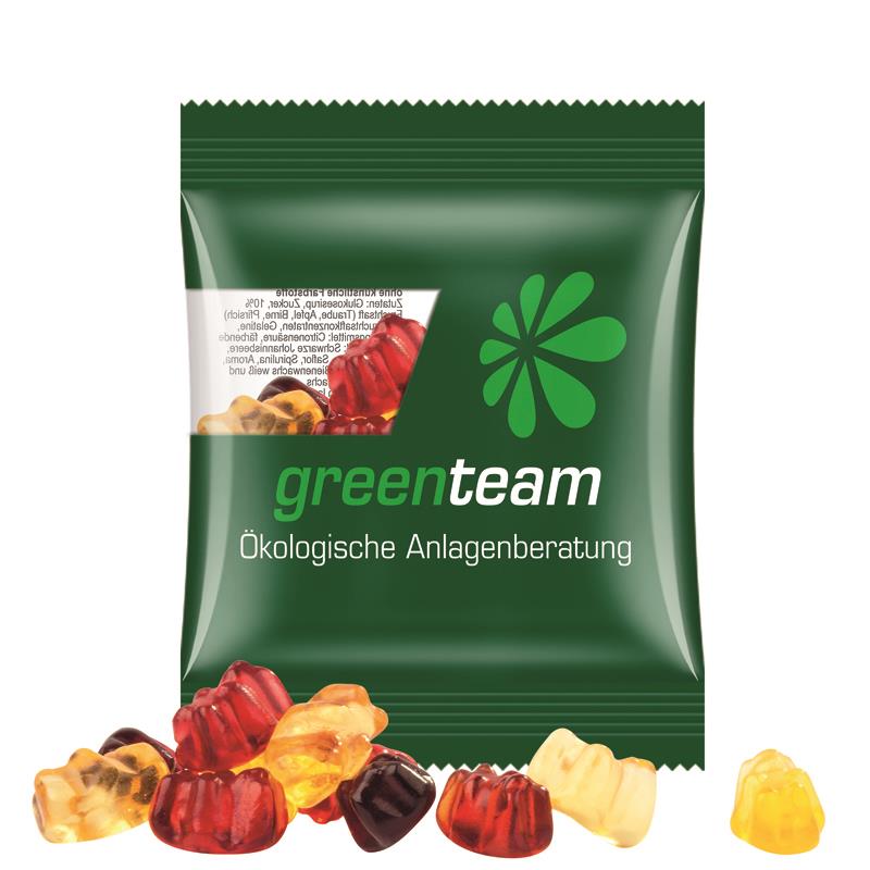 Minitüte 10 g Trolli 30 % Fruchtsaft Bärchen