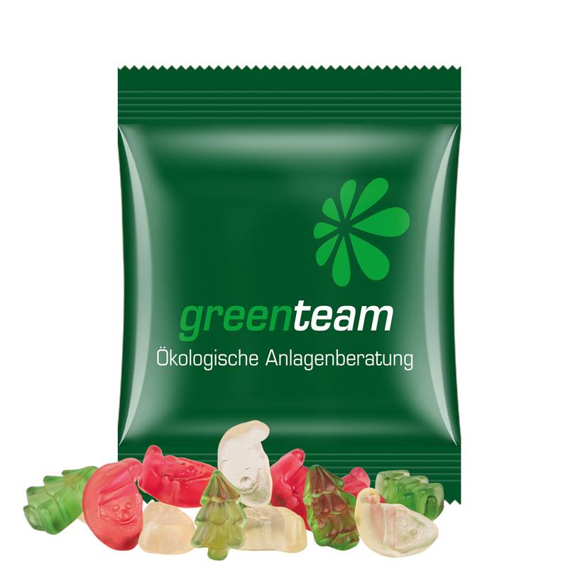 Minitüte 10 g Trolli Fruchtgummi Weihnachtsmischung