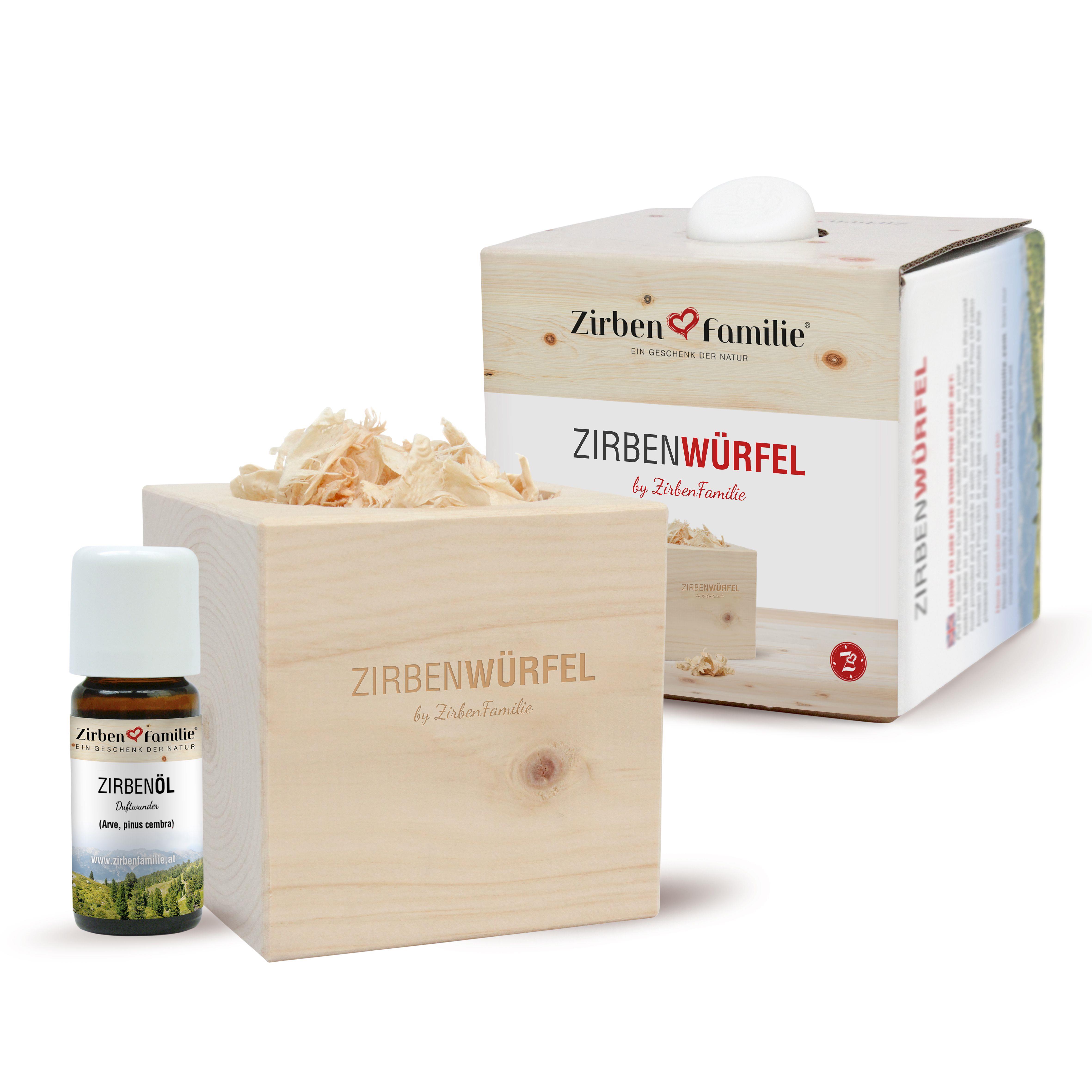 ZIRBENWÜRFEL SET