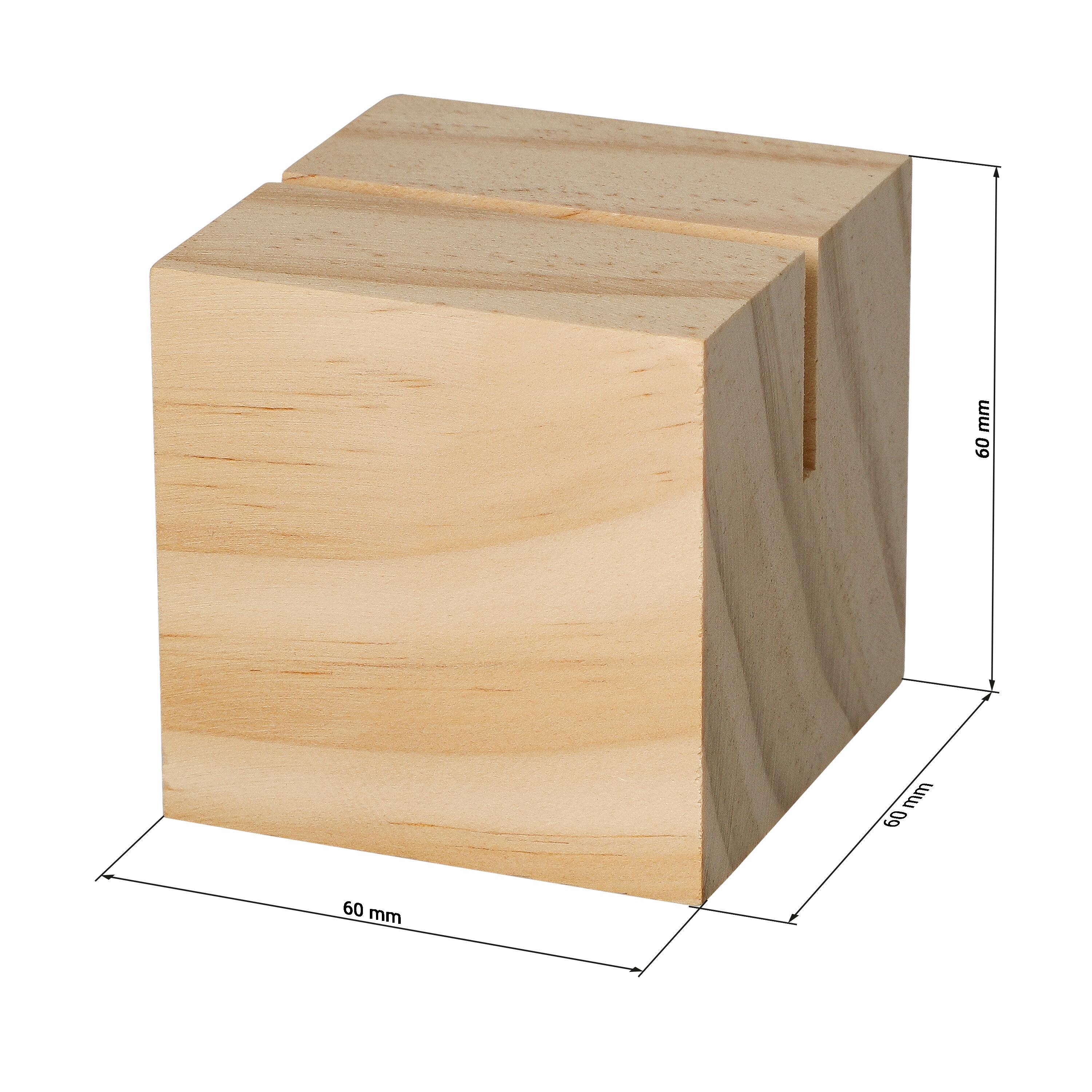Holzmenükartenhalter ´Cube´