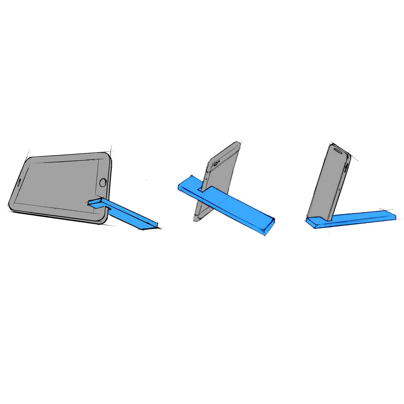 Mobile device holder ´Upprett´