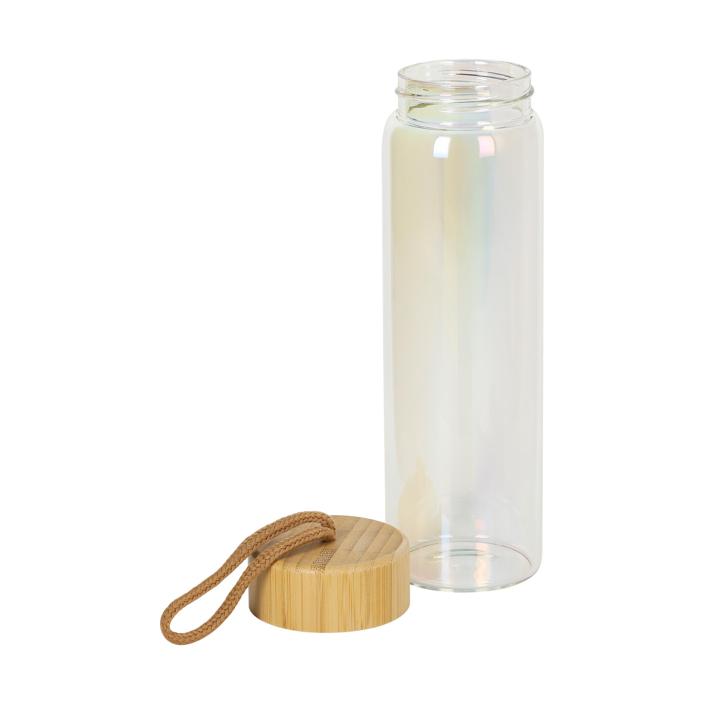 Glasflasche ´Bamboo´, 0,65 l, colour