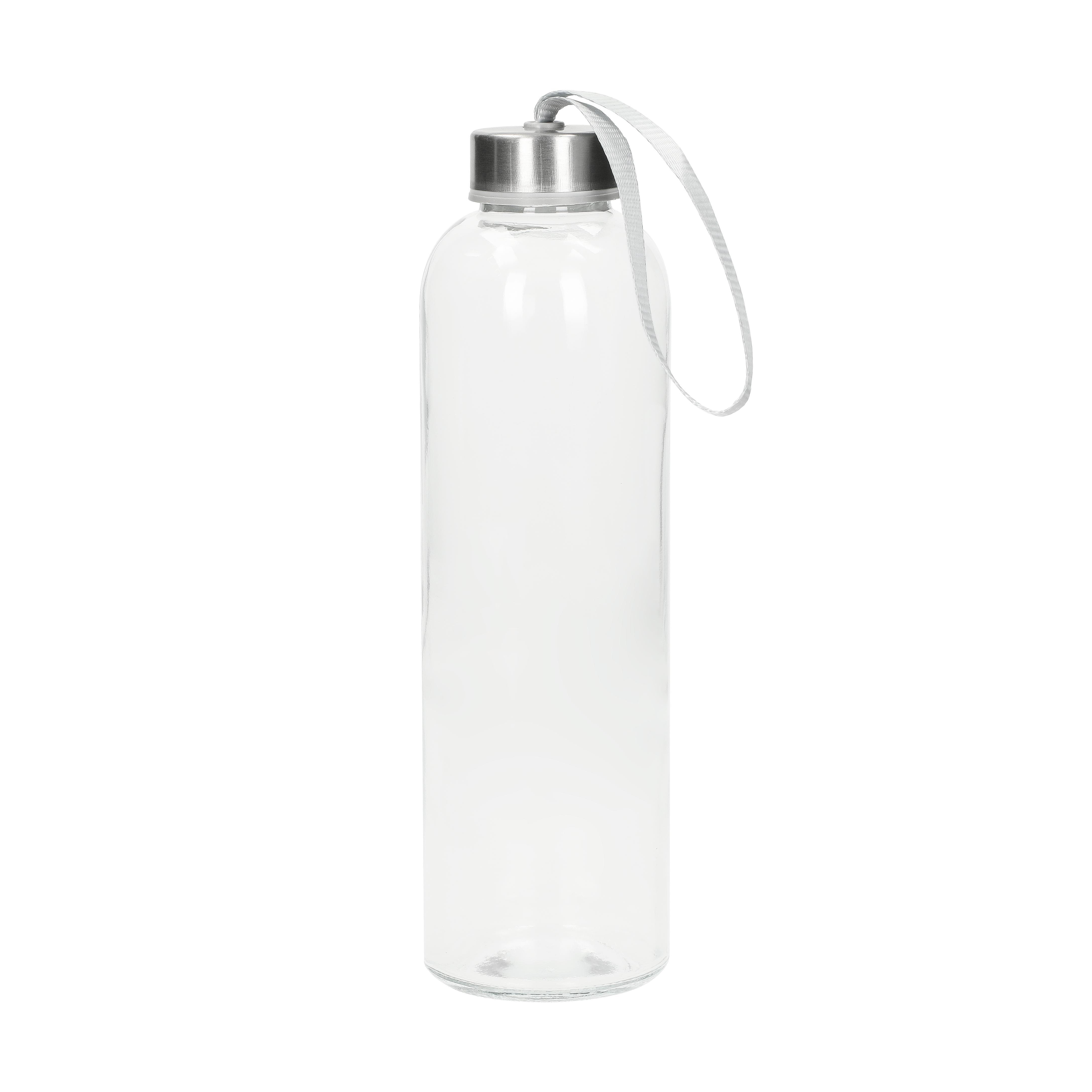 Glasflasche mit Hülle ´Pure´, 0,7l