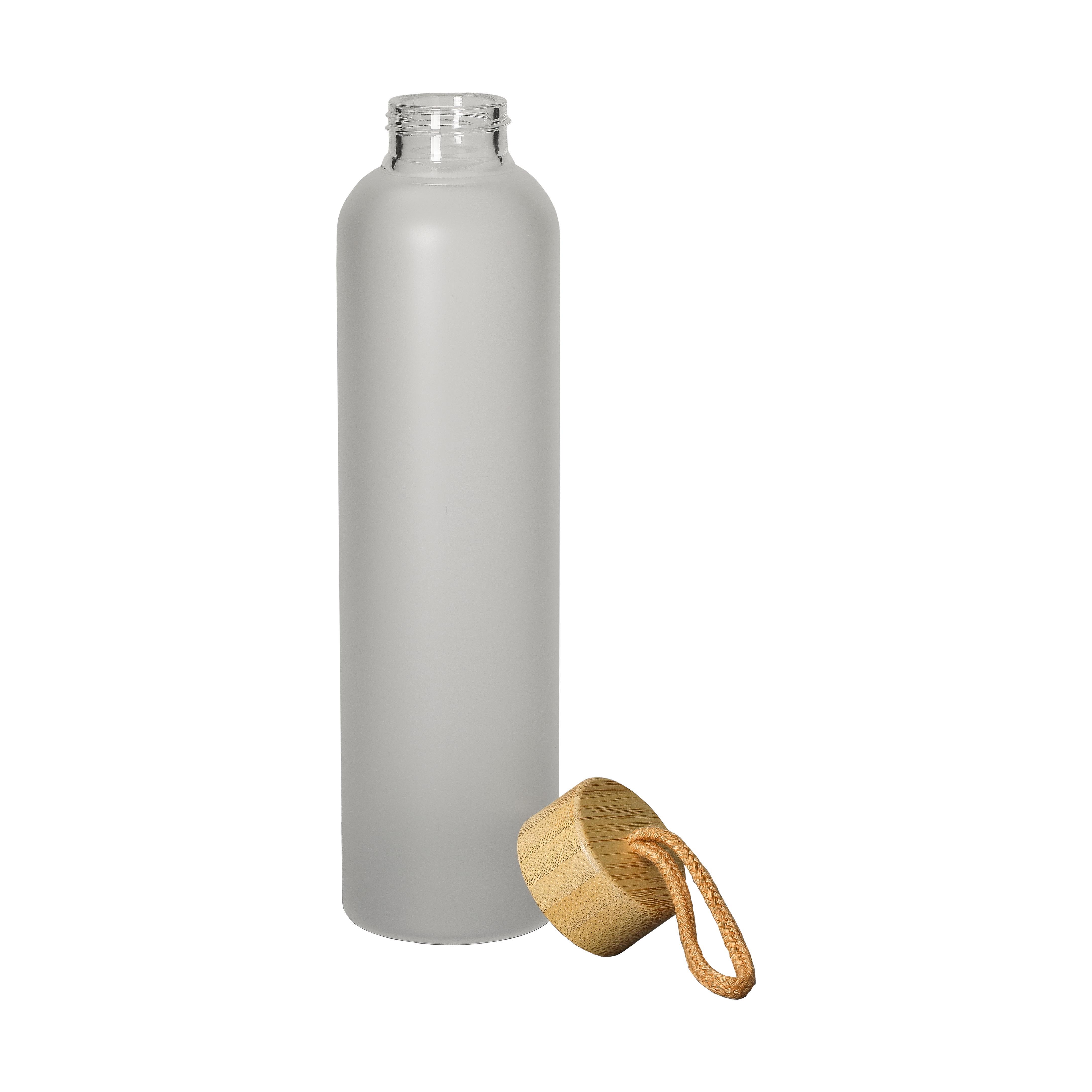 Glasflasche ´Bamboo´ 750 ml, Frosted