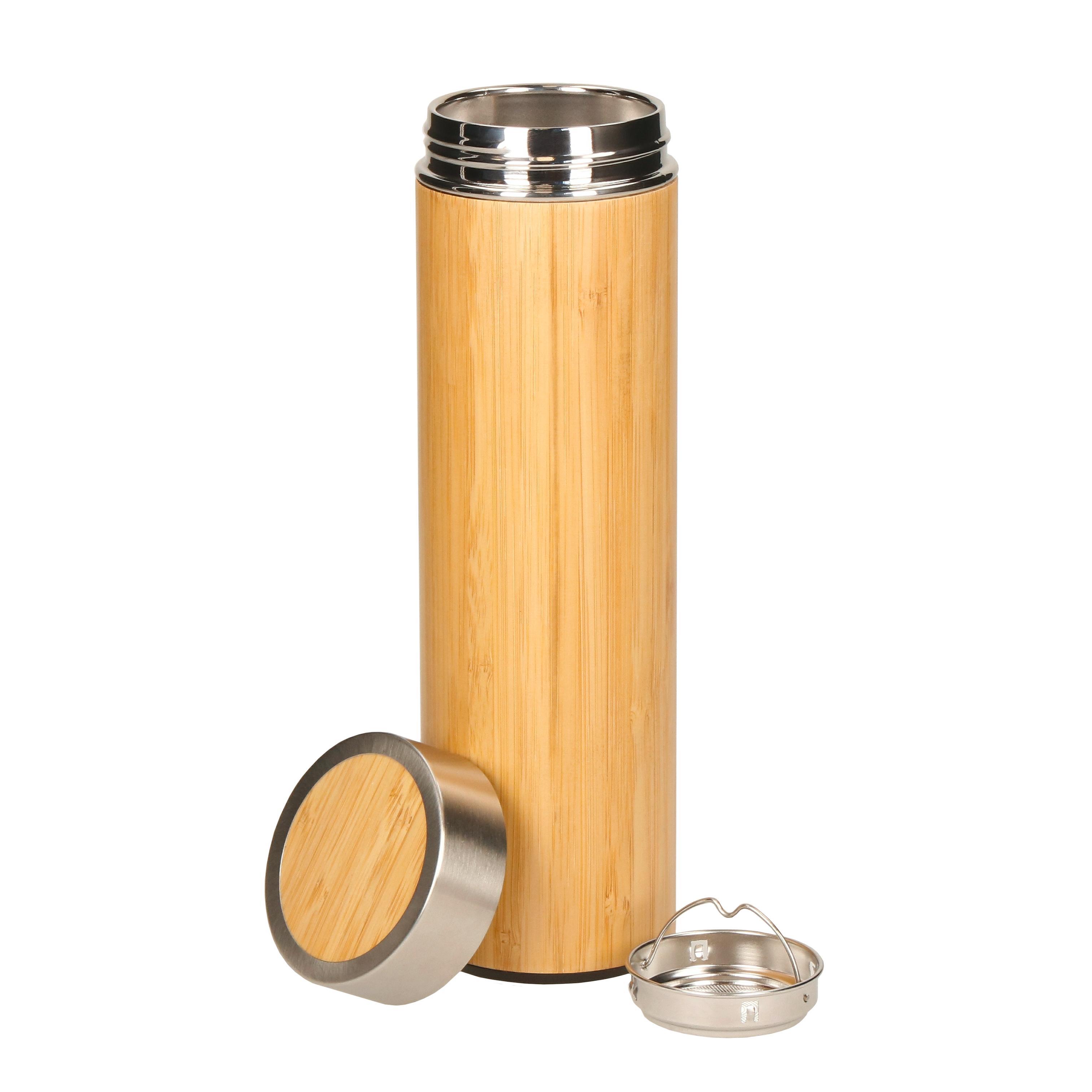 Vakuum Flasche ´Bambus´, large