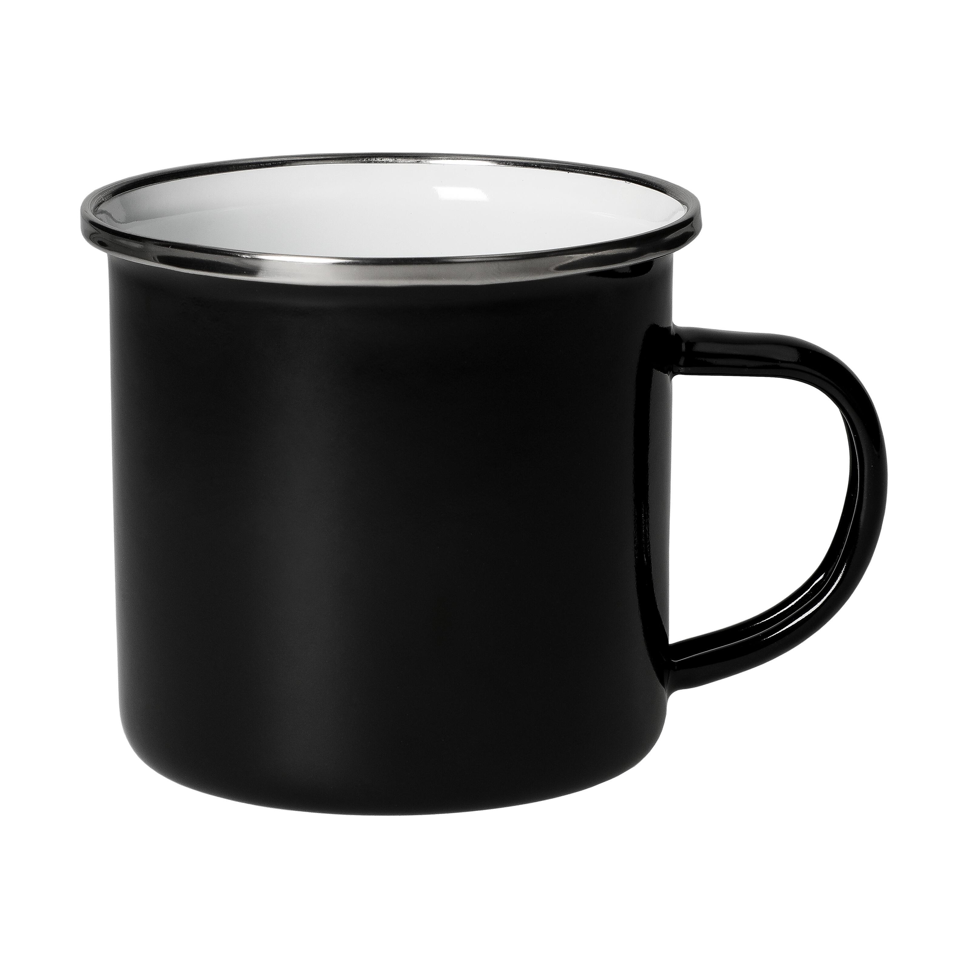 Emaille-Becher ´Cozy´, 300 ml, schwarz