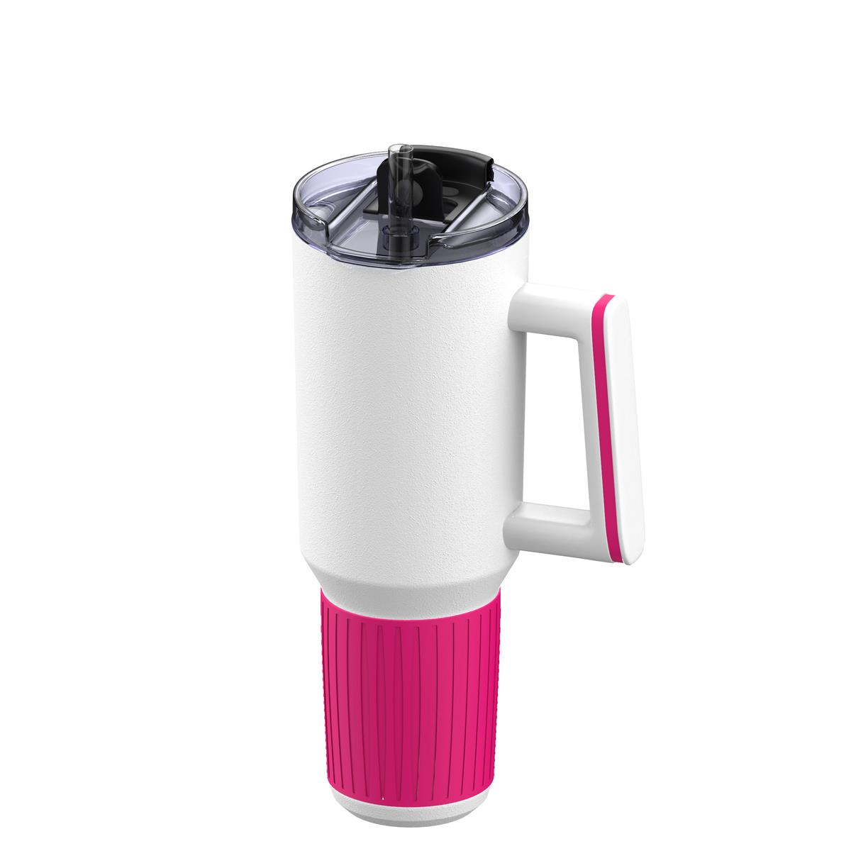 magenta, weiß