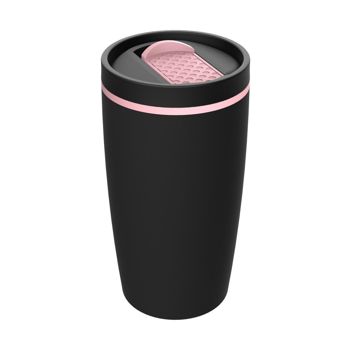 hellmagenta, schwarz
