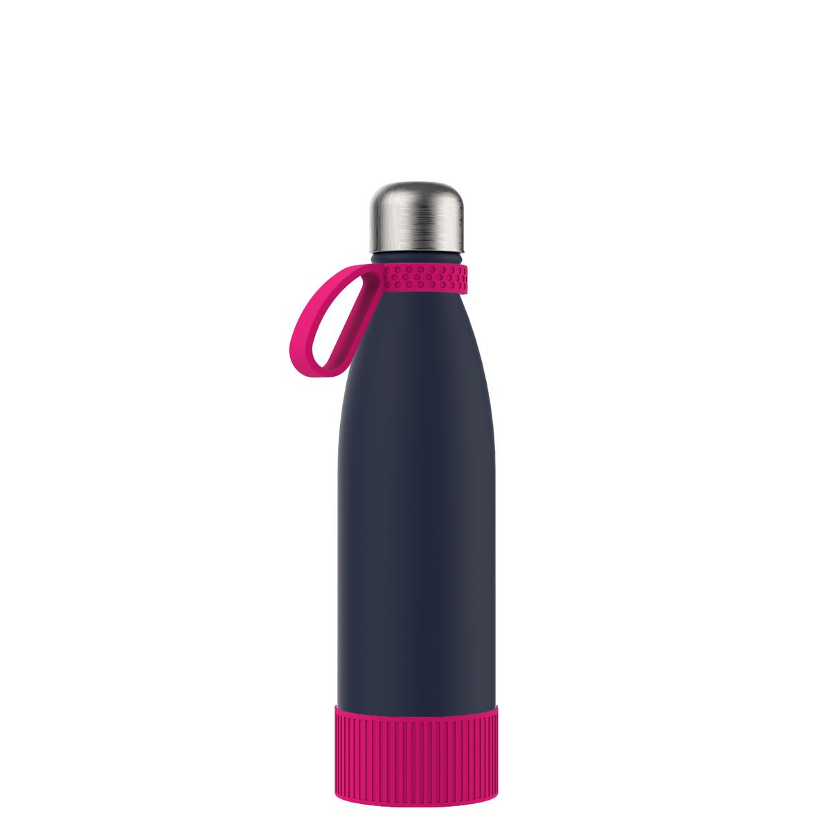 magenta, marineblau, silber