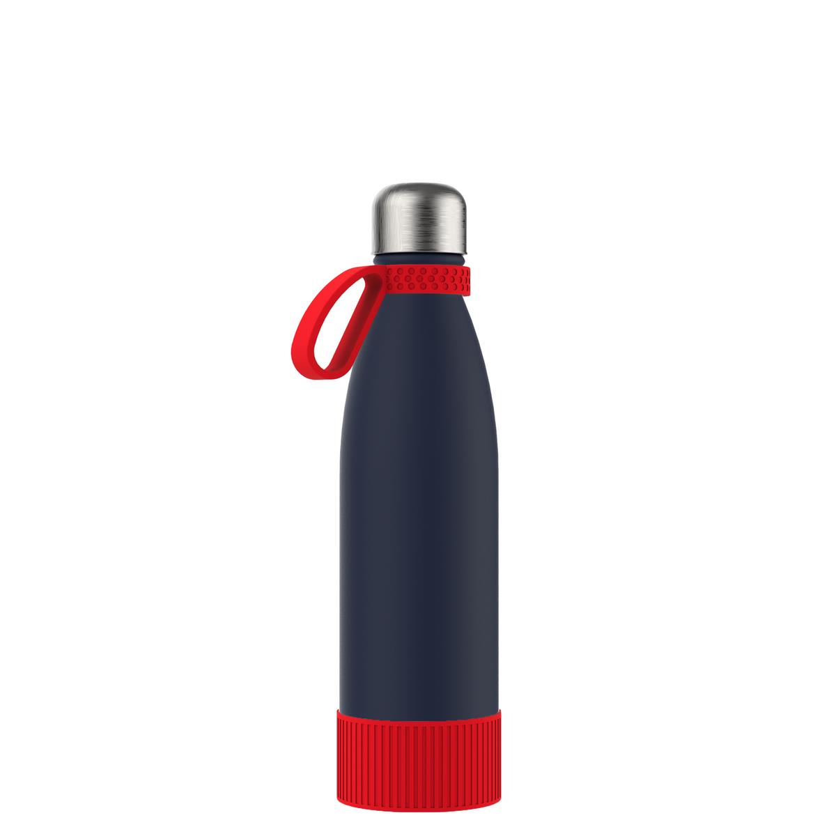 rot, marineblau, silber