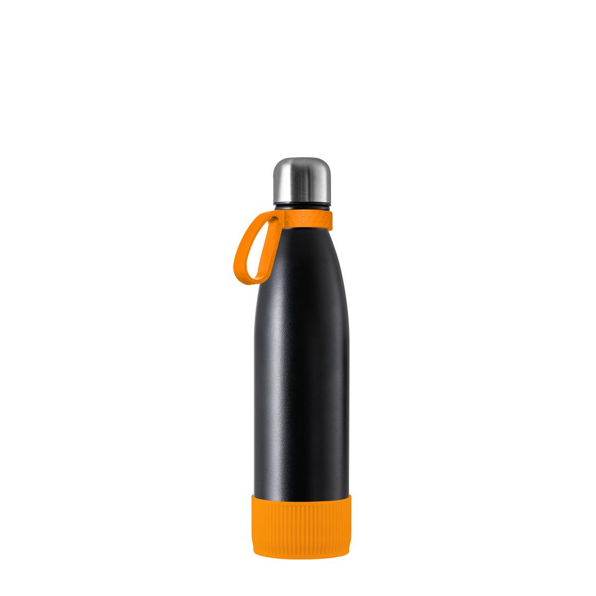 schwarz, silber, orange