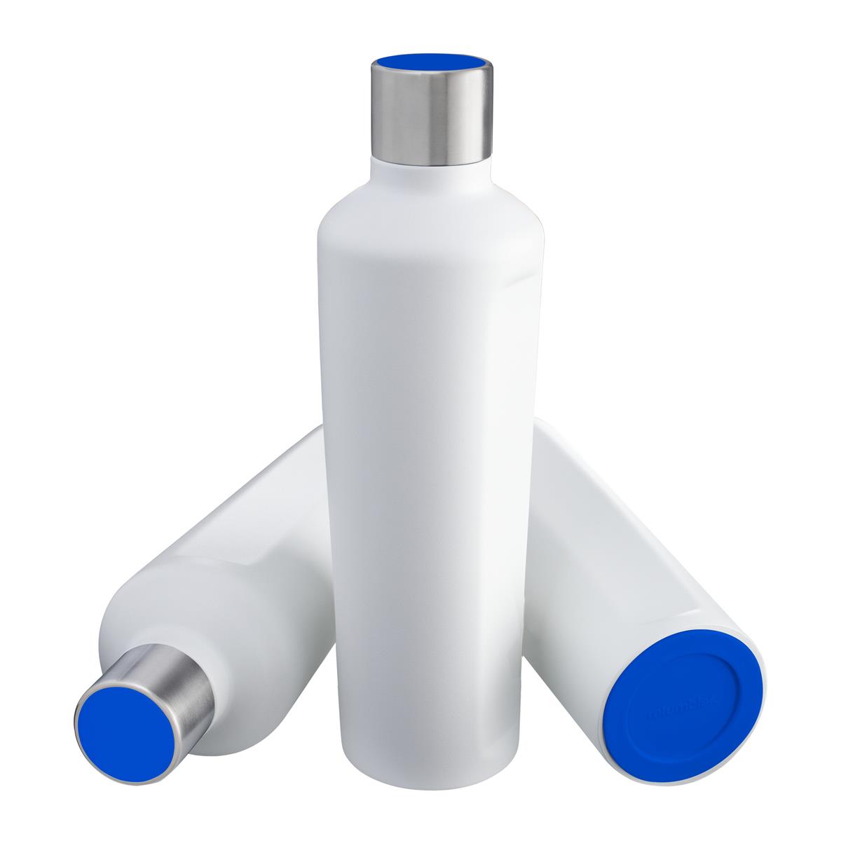 blau, silber, weiß