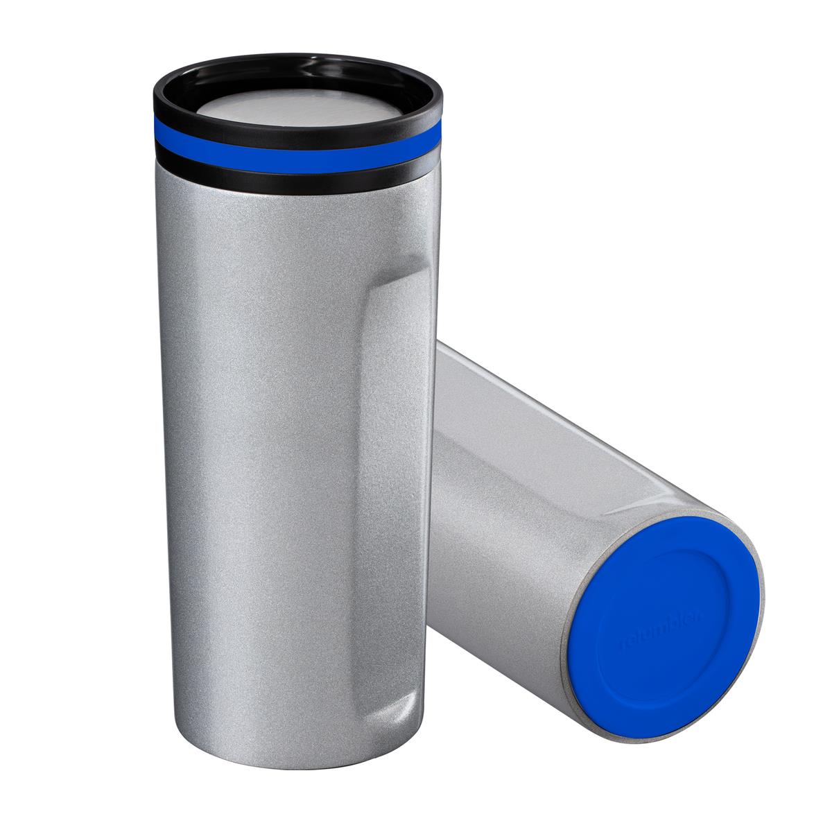 blau, silber, weiß