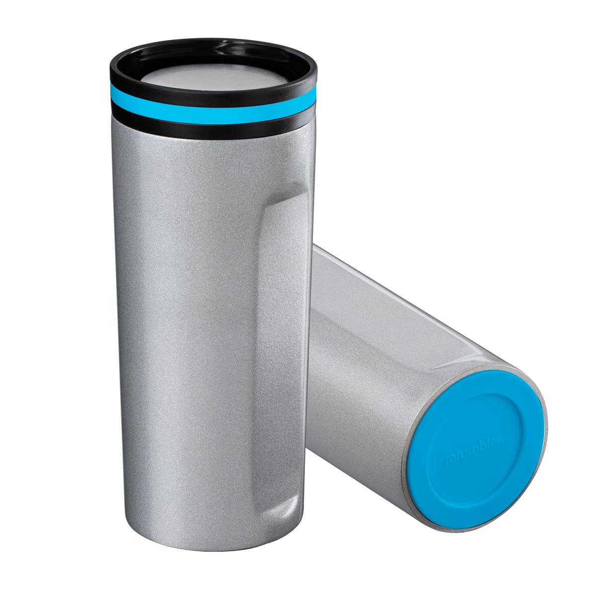 cyan, silber, weiß