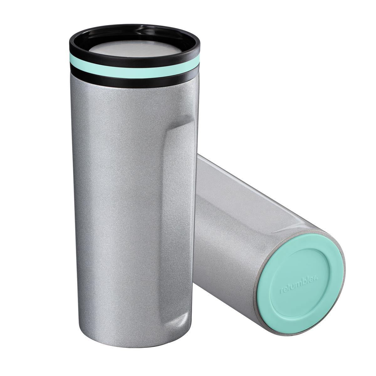 mint, silber, weiß