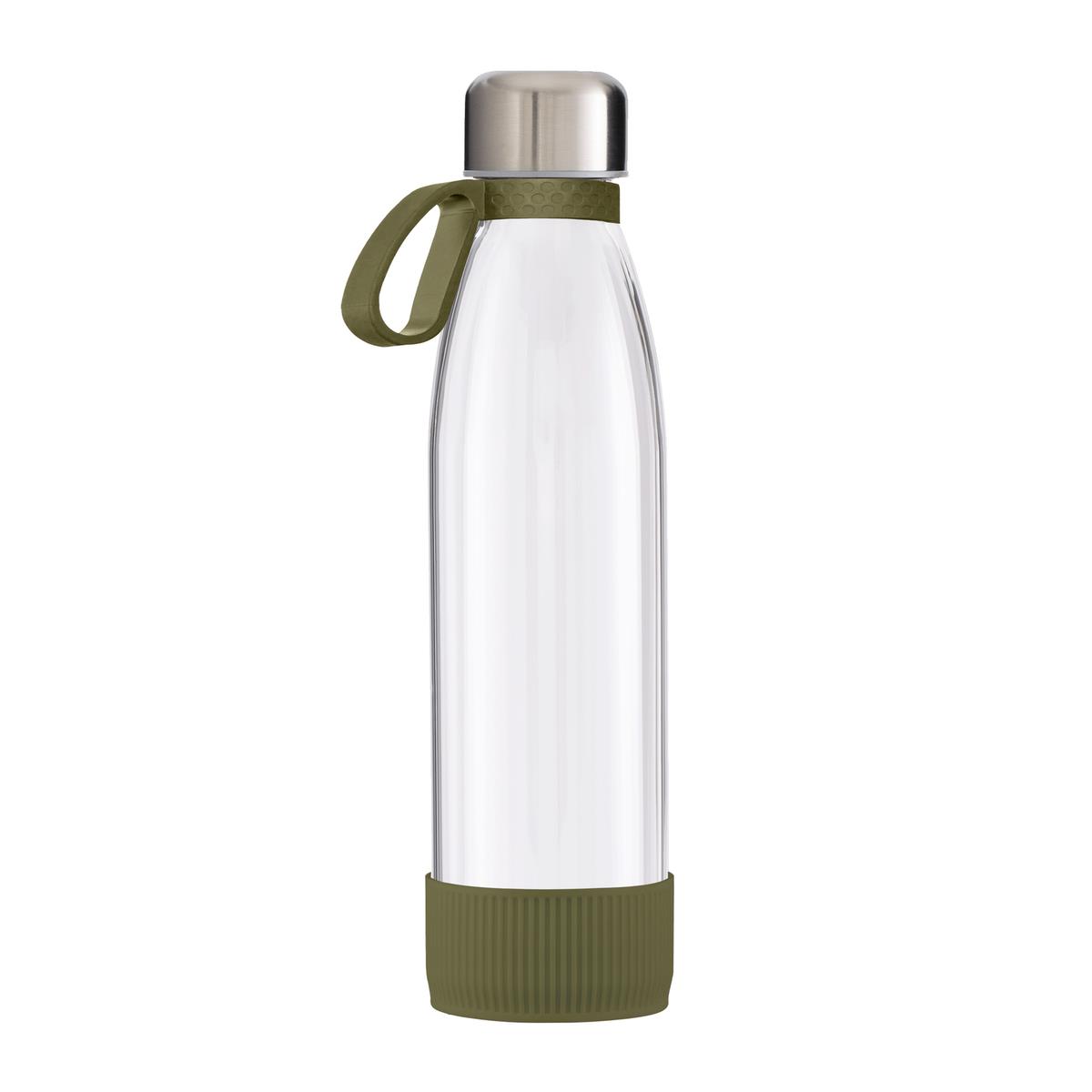 olivgrün, silber, transparent