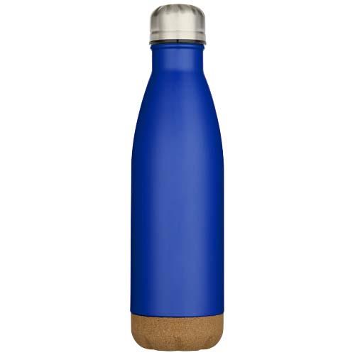 Cove 500 ml doppelwandige, vakuumisolierte Trinkflasche aus Edelstahl mit Korkdetails