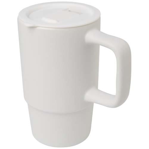 Carter 450 ml Keramiktasse mit Kunststoffdeckel
