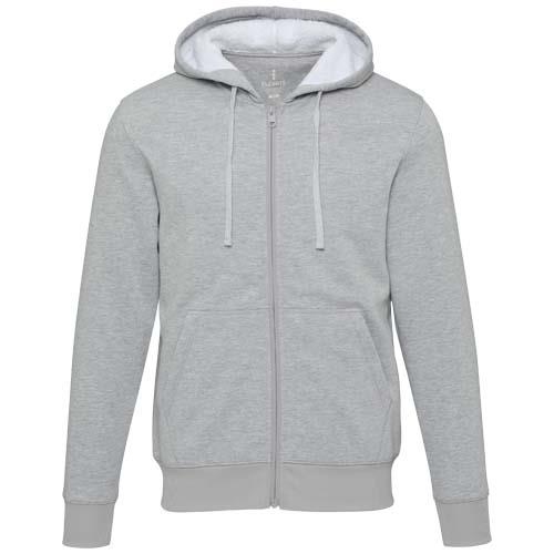 Natron 320 g/m² Sherpa-Kapuzenjacke mit Reißverschluss