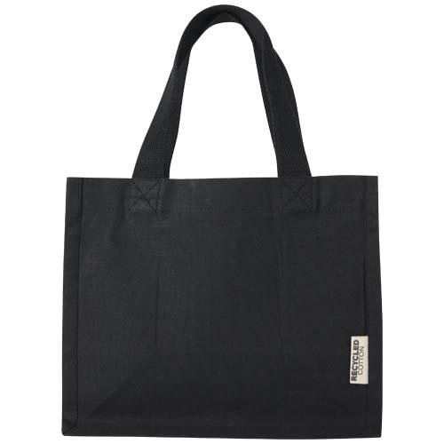Odessa Mini-Tragetasche mit Bodenfalte aus 220 g/m² GRS Recyclingbaumwolle 9L