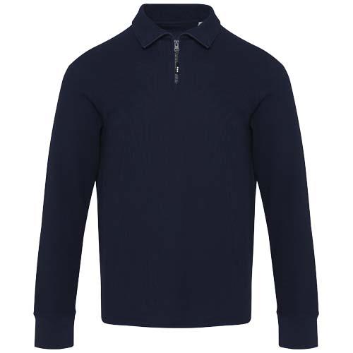 Apollo 245 g/m² Langarm Poloshirt Unisex mit Reißverschluss