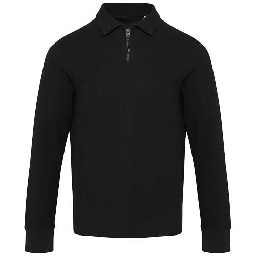 Apollo 245 g/m² Langarm Poloshirt Unisex mit Reißverschluss