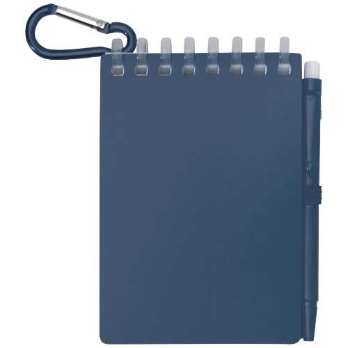 Lig Mini Recyceltes Outdoor-Softcover Notizbuch und Kugelschreiber Set (schwarze Mine)