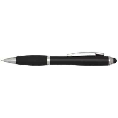 Nash RCS Stylus Kugelschreiber aus recyceltem Kunststoff mit farbigem Schaft und schwarzem Griff (schwarze Tinte)