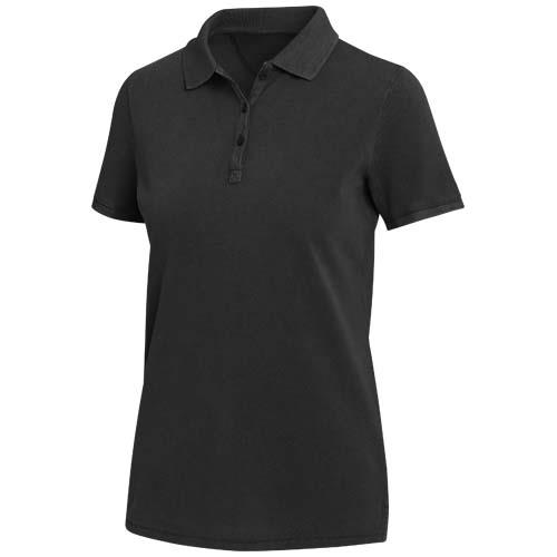 Calgary Poloshirt für Damen im Washed Look, 200 g/m2