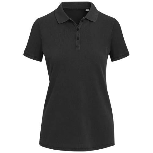 Calgary Poloshirt für Damen im Washed Look, 200 g/m2