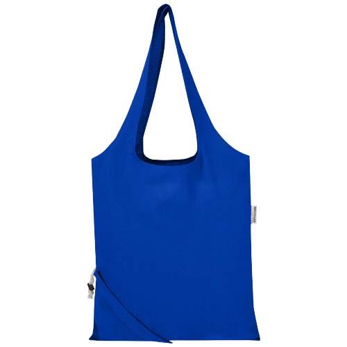 Madras Blend 140 g/m², GRS-zertifizierte, faltbare Baumwoll Tragetasche, 7 l