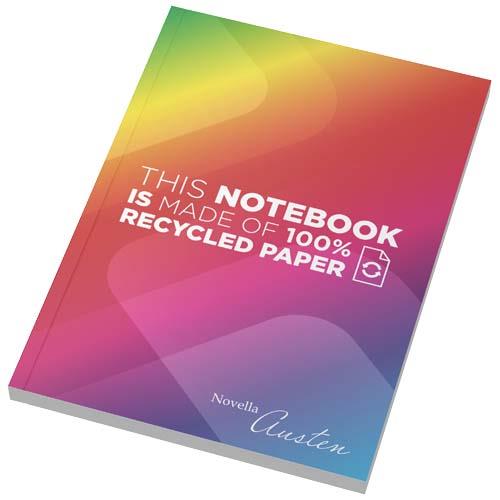 Novella Austen A5 recyceltes Softcover Notizbuch – 100 Blatt liniert