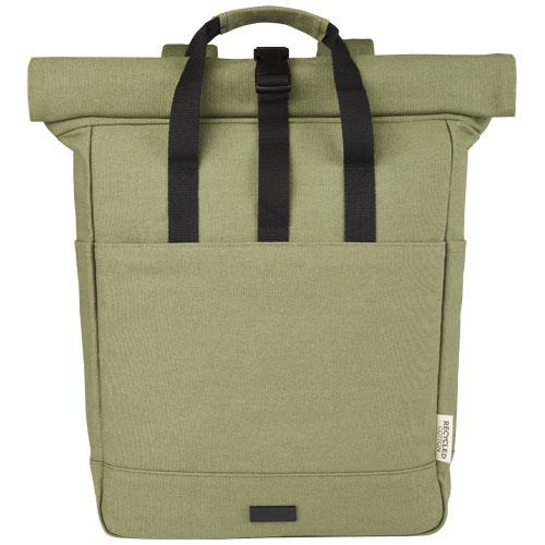 Joey 15´ GRS Rolltop Laptoprucksack aus recyceltem Canvas 15 L