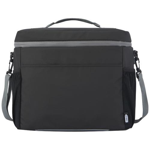 Aqua wasserabweisende Kühltasche für 20 Dosen aus GRS Recyclingmaterial 22 L