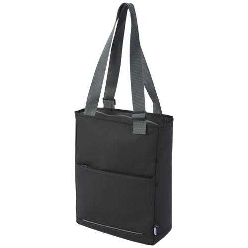 Aqua wasserabweisende 14´ Laptop-Tragetasche aus GRS Recyclingmaterial 14 L