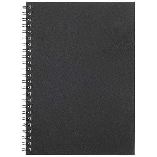 Desk-Mate® A5 recyceltes farbiges Notizbuch mit Spiralbindung