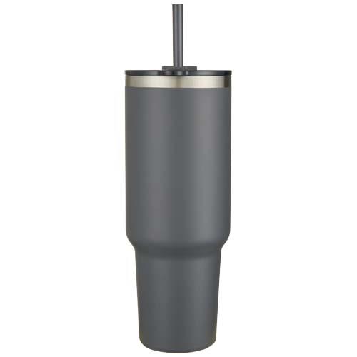 Sydney 1200 ml doppelwandiger RCS-zertifizierter Kupfer-Vakuum Isolierbecher mit Strohhalm