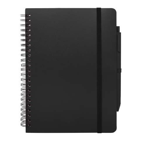 Thalaasa A5 Hardcover Notizbuch mit Kugelschreiber (schwarze Mine)