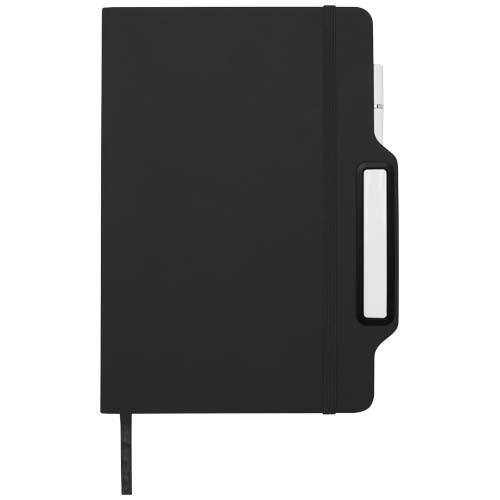 Nexus A5 Hardcover Notizbuch mit Kugelschreiber und Bleistiftset (schwarze Mine)