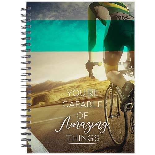 Desk-Mate® A5 Hardcover Tagebuch, undatiert