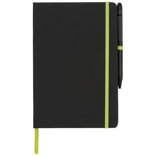 Noir Edge A5 Notizbuch mit farbigem Rand