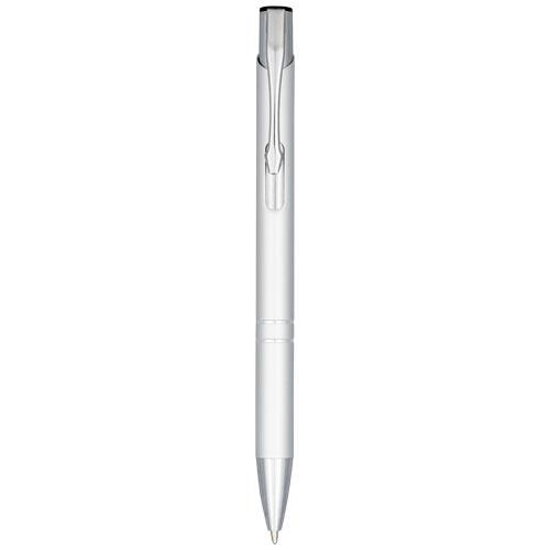 Moneta Druckkugelschreiber aus eloxiertem Aluminium (schwarze Mine)